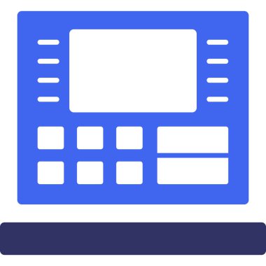 hesap makinesi simgesi vektör illüstrasyonu