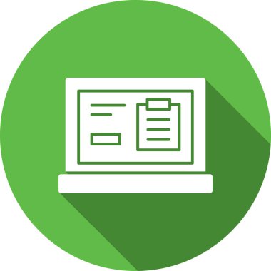 vektör Belgesi simgesi, basit vektör illüstrasyonu