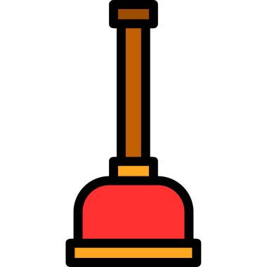 kürek simgesi vektör illüstrasyonu