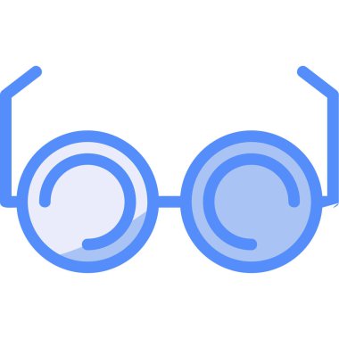 Gözlük. Web simgesi basit illüstrasyon