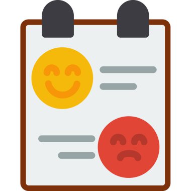 Smiley simgesiyle takvim.