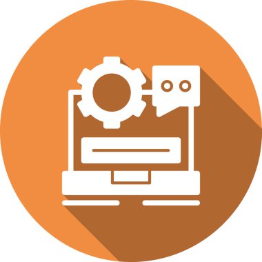 seo modern simgesinin vektör illüstrasyonu