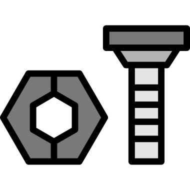 Çekiç. Web simgesi basit illüstrasyon