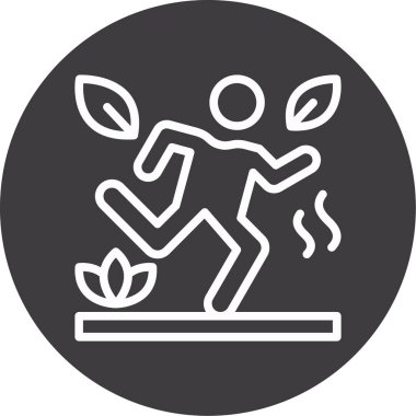 İnsan simgesinin vektör illüstrasyonu