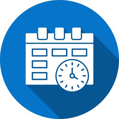 takvim vektörü renk simgesi