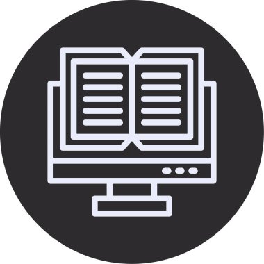 bilgisayar izleyici vektör simgesi