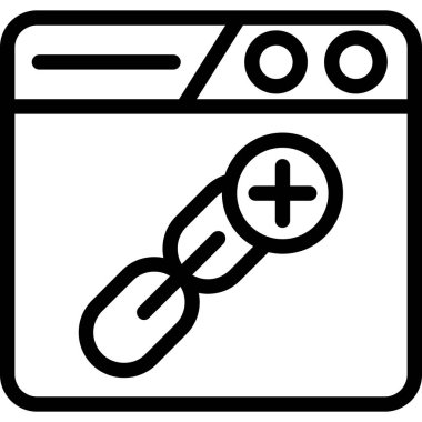 termometre ağ vektör simgesi