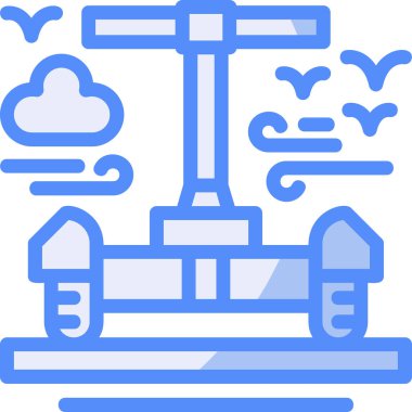 Tekne ikonu yaz kategorisinde