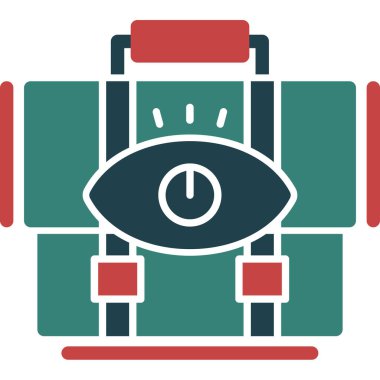 robot. Web simgesi basit illüstrasyon