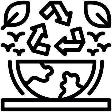 Toprak Gezegeni ekoloji simgesi