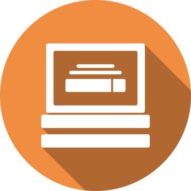 Kitap. Web simgesi basit illüstrasyon