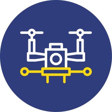 İHA simgesi vektör illüstrasyonu