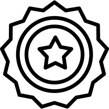 Yıldız. Web simgesi basit tasarım