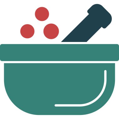 yemek pişirme simgesi düz stil