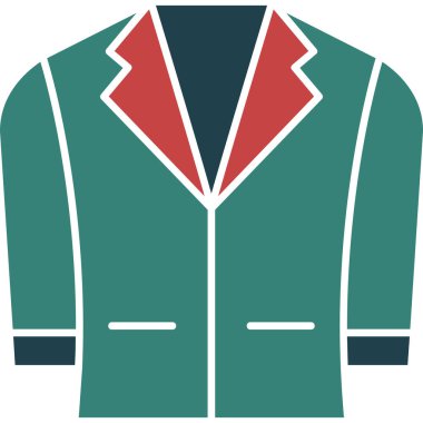 Ceket simge vektör çizim