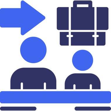 İş. Web simgesi basit illüstrasyon