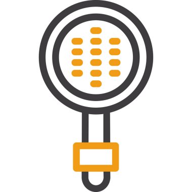 Büyüteç arayışının basit vektör simgesi