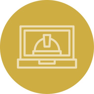 Modern eğitim ikonunun vektör illüstrasyonu