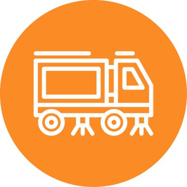 Kamyon. Web simgesi basit illüstrasyon