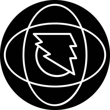 Yeryüzü ikon vektör illüstrasyonu