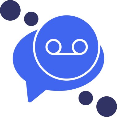 Konuş. Web simgesi basit illüstrasyon