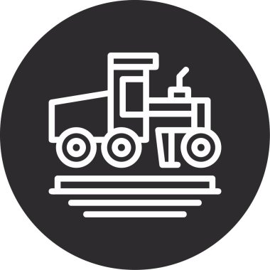 Bir çiftlik simgesinin vektör illüstrasyonu