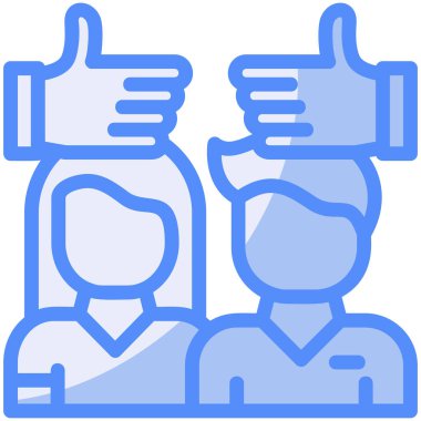 iş anlaşması müşteri simgesi