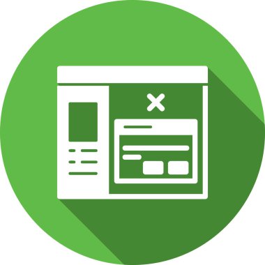 Web sayfası simge tasarım vektörü