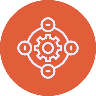 seo modern simgesinin vektör illüstrasyonu