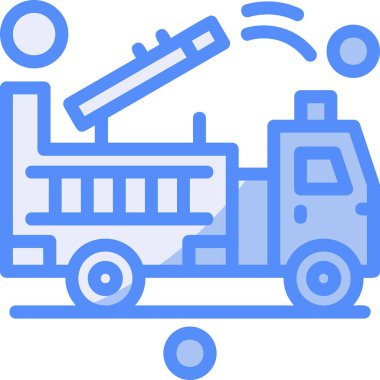 Kamyon. Web simgesi basit illüstrasyon