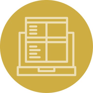 Ağ simgesi. vektör illüstrasyonu