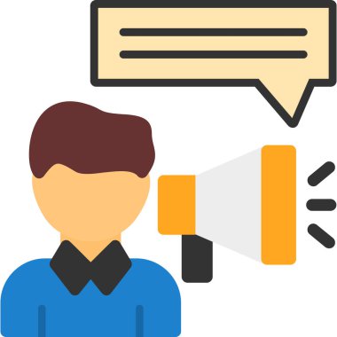 Megafon ikonlu hoparlör.