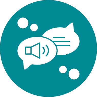 konuşma balonu ikonu vektör illüstrasyon tasarımı