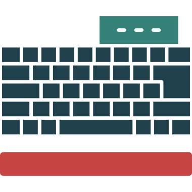 bilgisayar klavyesi düz simgesi, düz biçim