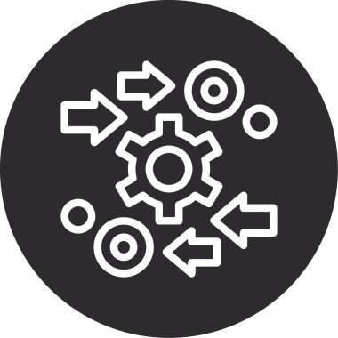 seo modern simgesinin vektör illüstrasyonu