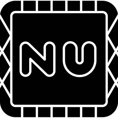 Modern bir simgenin vektör illüstrasyonu