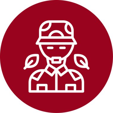 robot. Web simgesi basit illüstrasyon