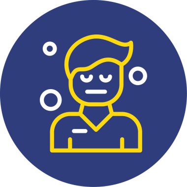 İnsan simgesinin vektör illüstrasyonu