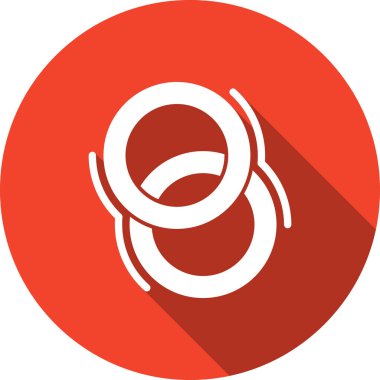 iş yassı renk simgesi. vektör illüstrasyonu.