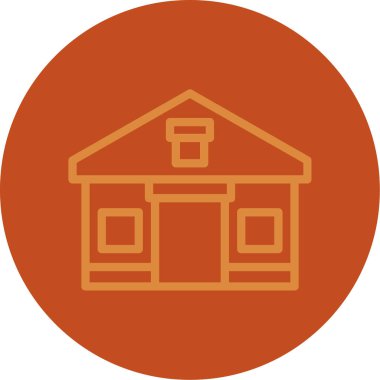 Evin vektör illüstrasyonu