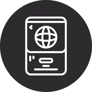 Telefon simgesi vektör illüstrasyonu