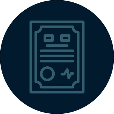 Vektör belgesi Simge illüstrasyonu