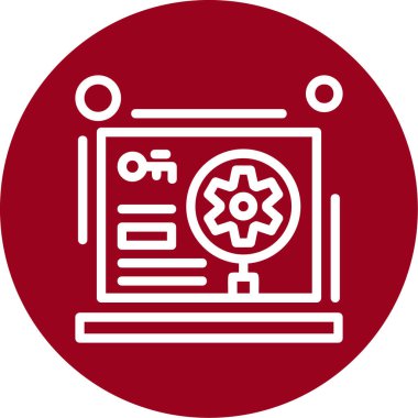 Modern simgenin vektör illüstrasyonu