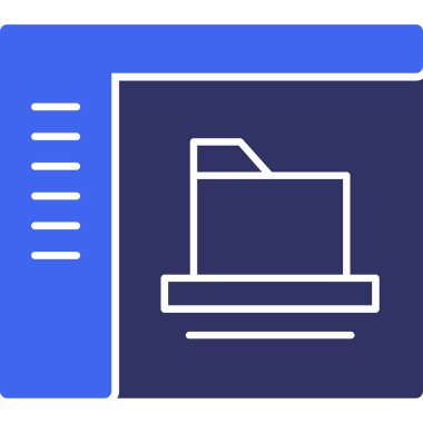 Dosya. Web simgesi basit illüstrasyon