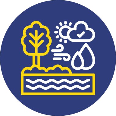 Bulut simgesi vektör illüstrasyonu