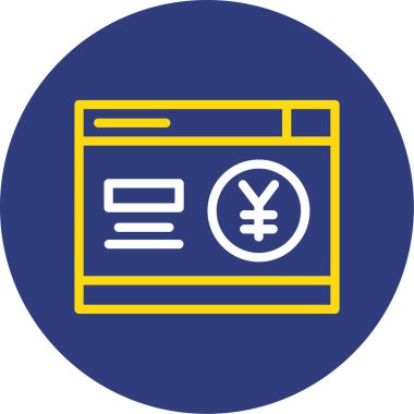 para birimi simgesi vektör çizim