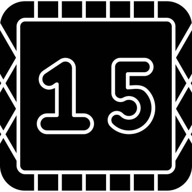 Modern b 'nin vektör illüstrasyonu simge müziğinden yoksun