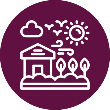 ev simgesi vektör illüstrasyonu