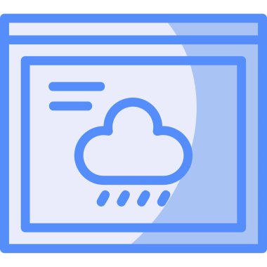 bulut veri sunucusu simgesi doldurulmuş ana hatlar biçiminde