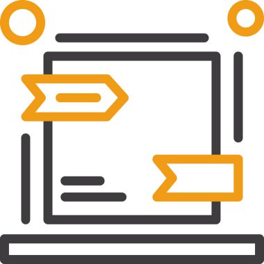 e-posta pazarlama içerik simgesi - taslak biçimi